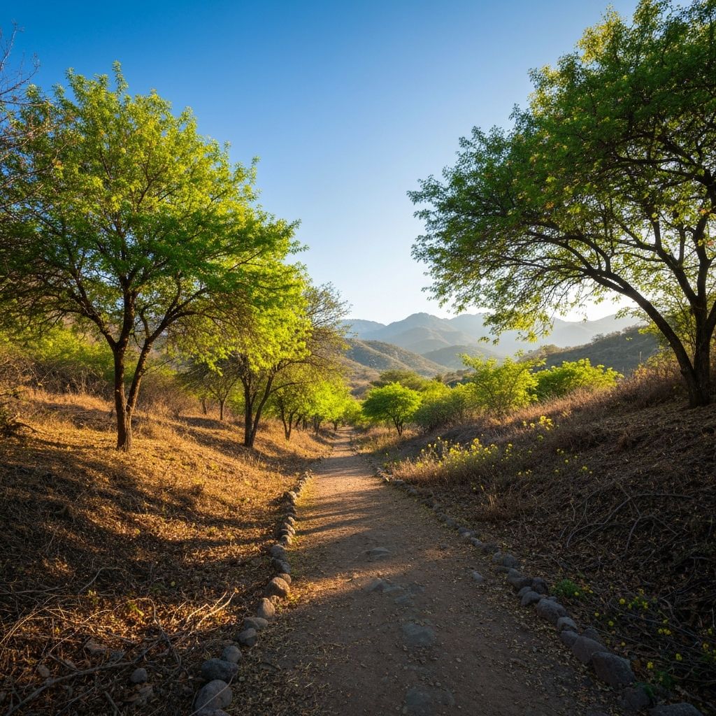 Sendero natural para caminar